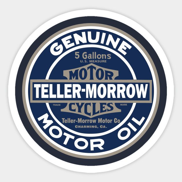 Teller-Morrow Motor Oil Sticker by DGNGraphix